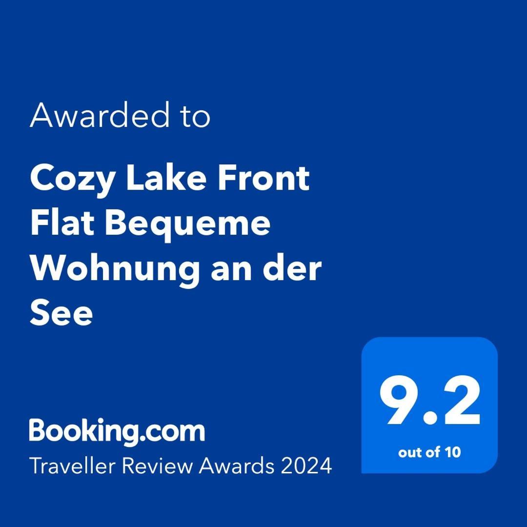 Cozy Lake Front Flat Bequeme Wohnung An Der See Поградец Экстерьер фото